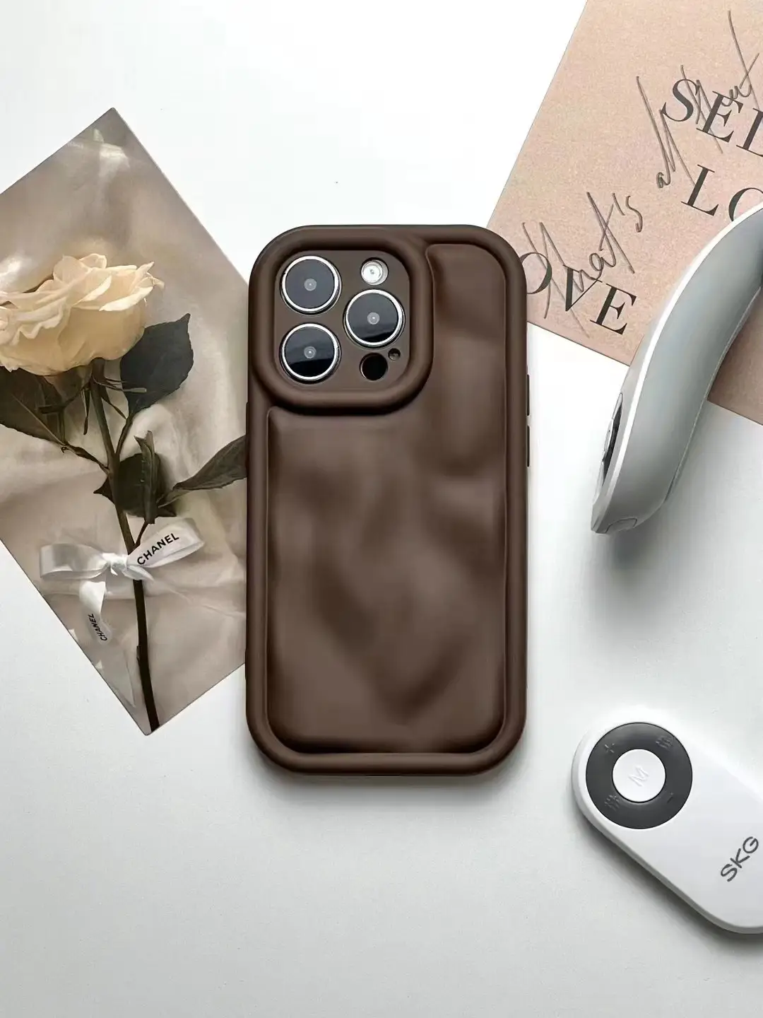 Frosted Meteorite Pattern Three-dimensional Drop-resistant Phone Case