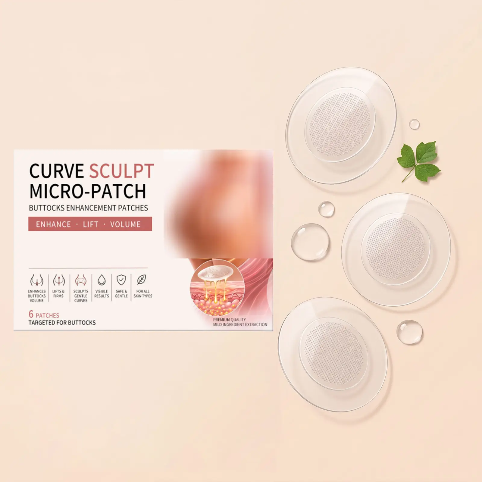 Hip Care Patch Fitting Curve Design