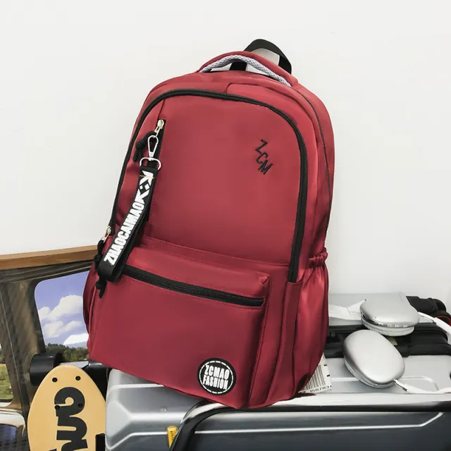 College Student Travel Junior High School Student Large Capacity Computer Backpack Wine - Shop at LoveMi