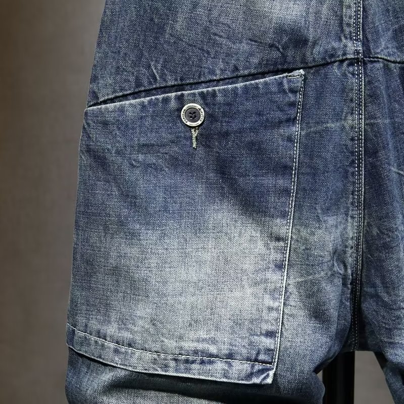 Men's Denim Summer Thin Leisure Ripped Pants