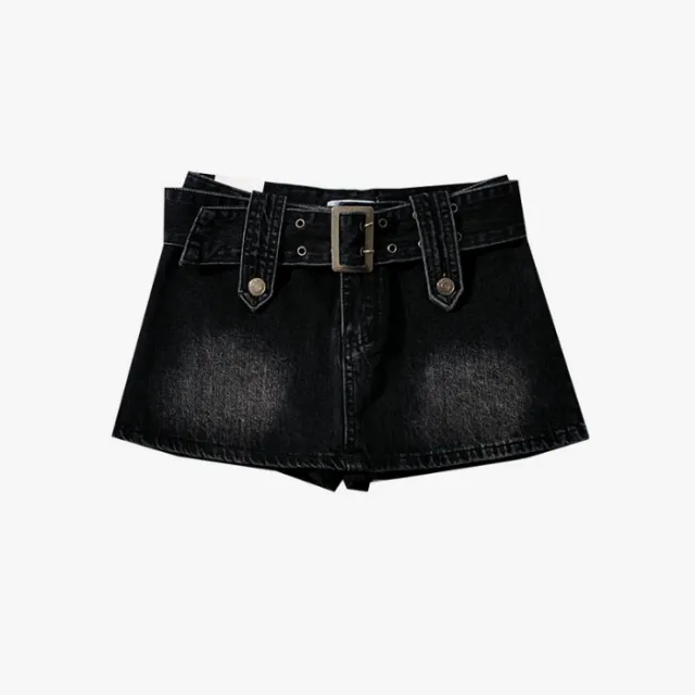 Slimming And Heightening Denim Shorts For Women Black - Shop at LoveMi