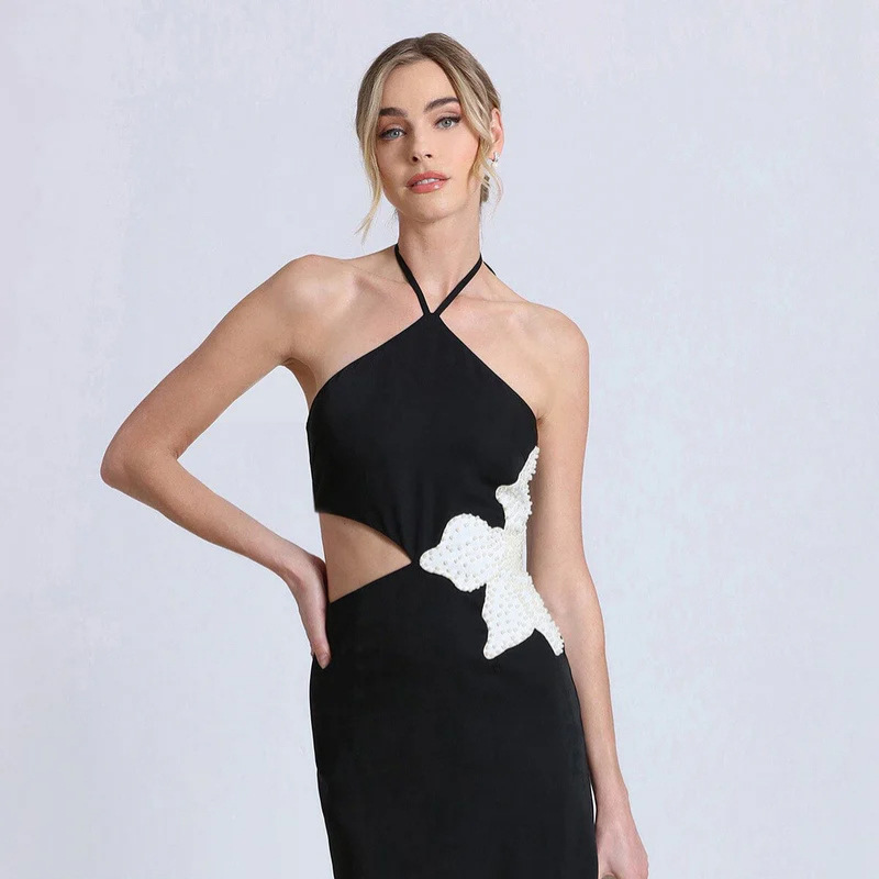 Summer Fashion Flowers Women's Slim Fit Slimming Bandage Dress