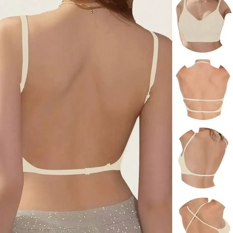 Soutien-gorge dos nu invisible à couverture intégrale