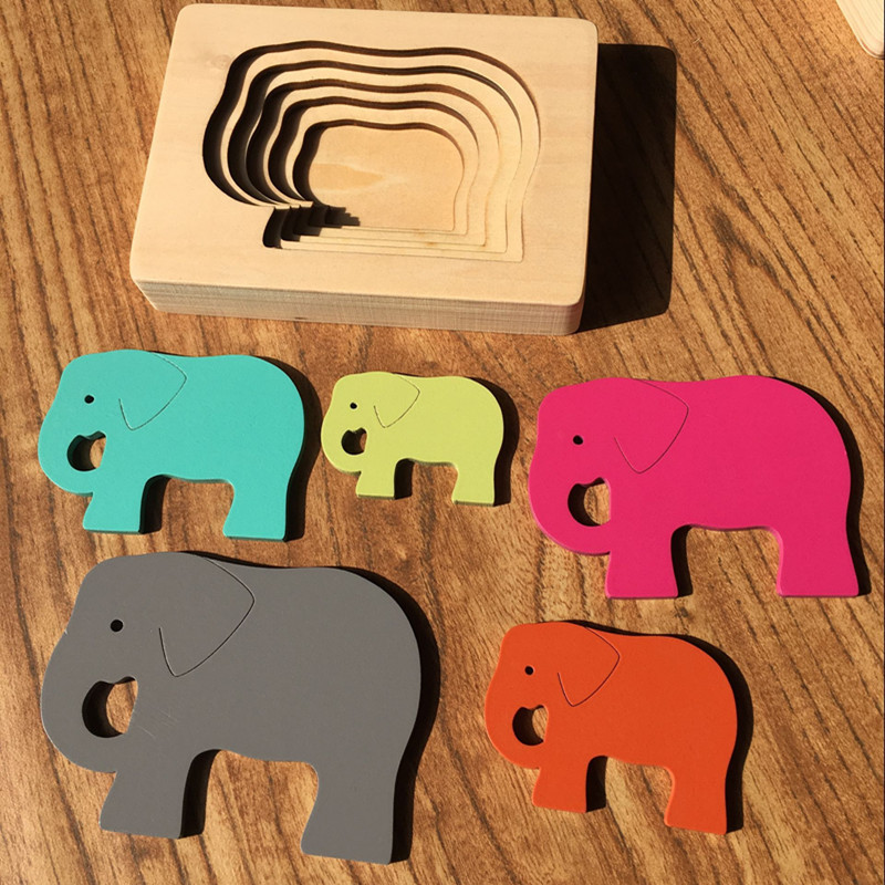 Elephant Multi Layer Puzzle