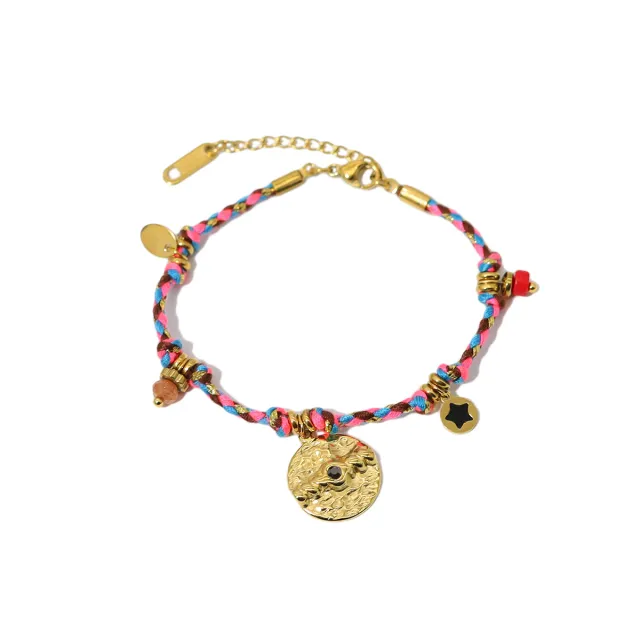 Bohemian Style 18K Stainless Steel Banging Bracelet Sb23062401M - Shop at LoveMi