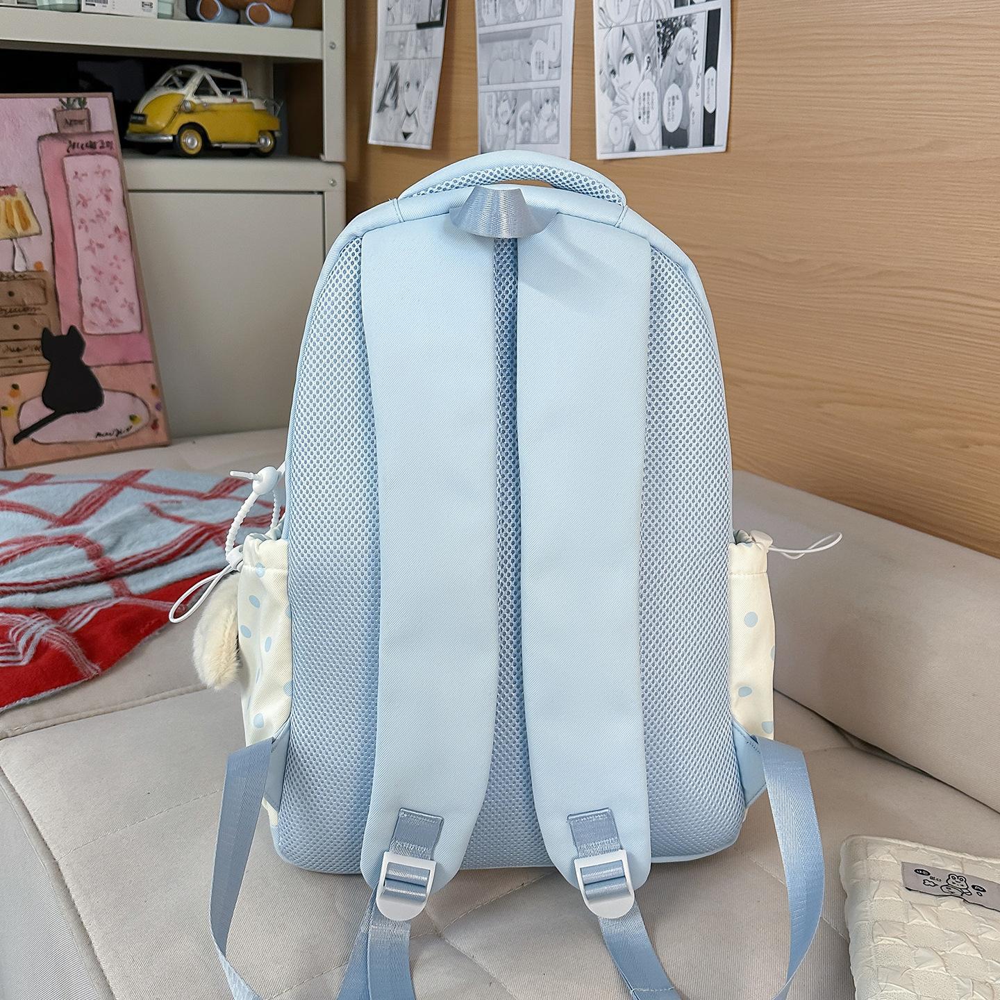Preppy-style Lightweight Travel Backpack For Middle And High School Students 2
