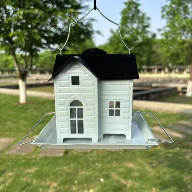 Solar Bird Feeder Solar Feeder Outdoor Courtyard Feeder Decoration Decoration Style - Shop at LoveMi
