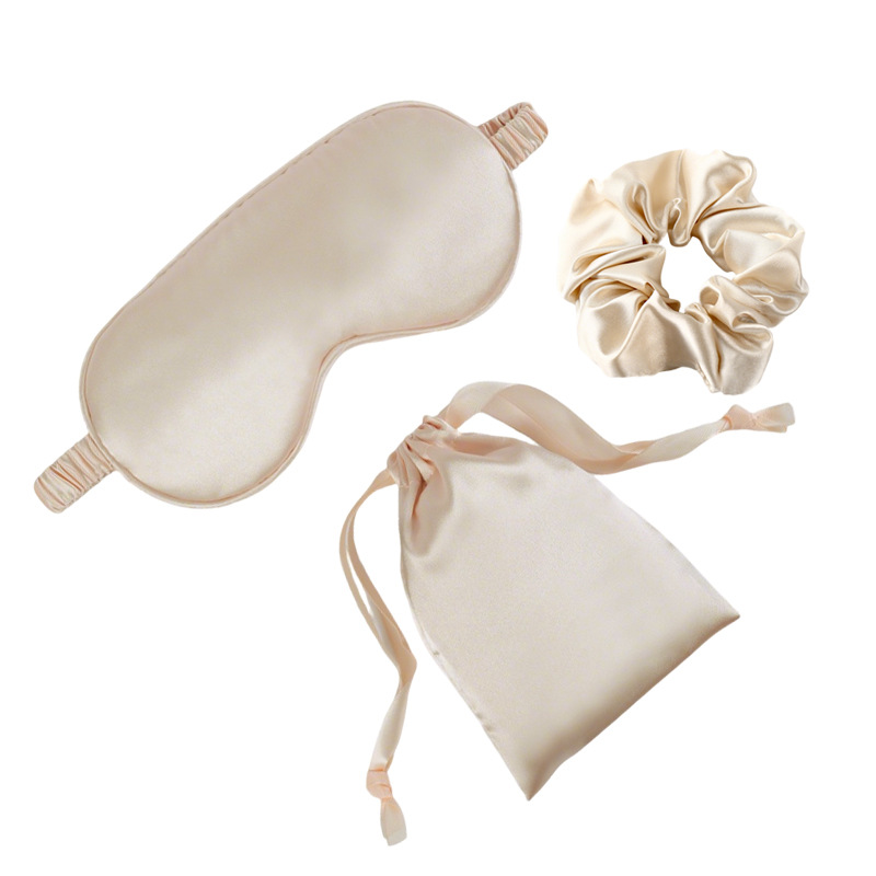 Womens Eye Mask Pouch And Headband Set