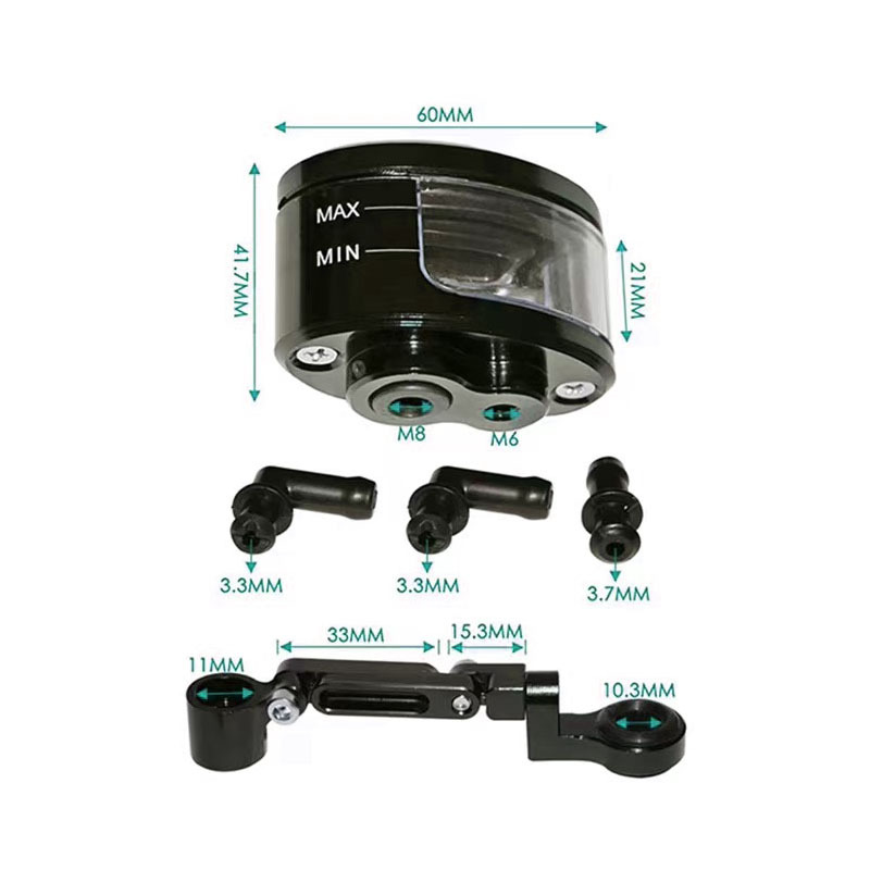 Motorcycle Modification Accessories Front Brake Fluid Brake Oil Cup Bracket Universal - Image 8