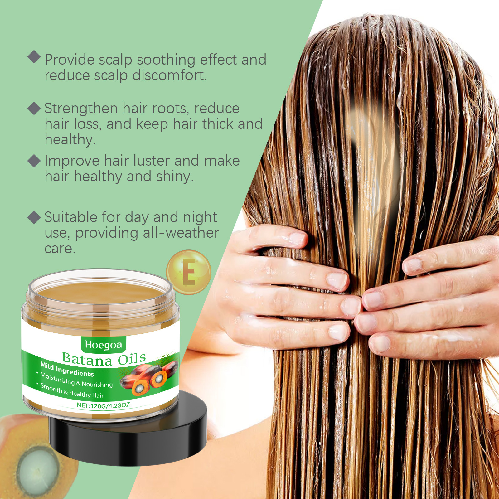 HOEGOA Batana Smoothing Hair Oil