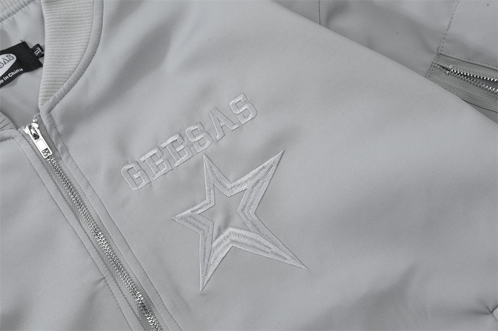 Five-pointed Star Embroidered Jacket For Men