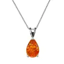 Waterdrop Opal Pendant Necklace For Women Elegant And High-end view 4