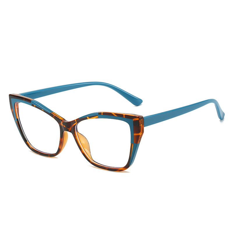 Blue Dot Leopard Print Frame