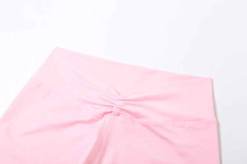 Deep V Navel Pleated Shorts Suit Women