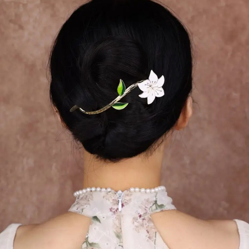 Title 1, New Elegant Graceful Barrettes Vintage Flower T...