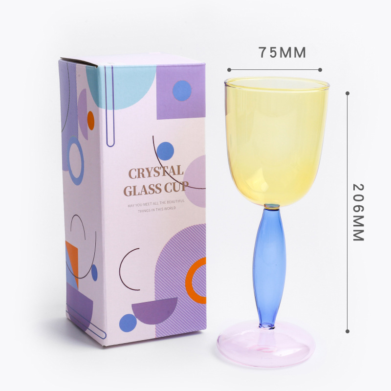 High Temperature Resistant Home Borosilicate Good-looking Glass Wine Cup