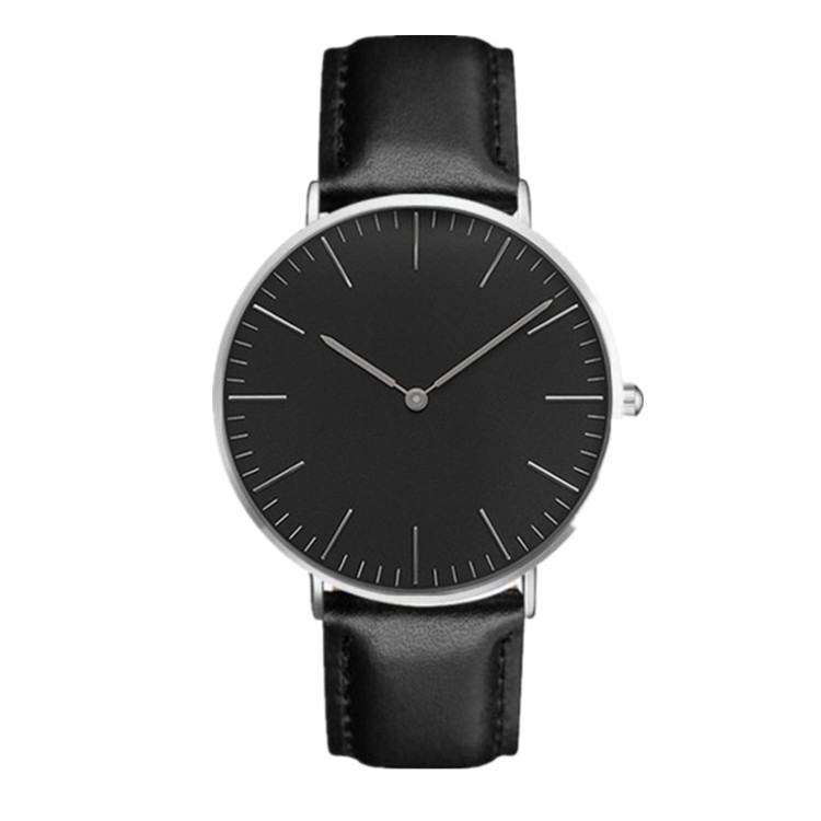 Quartz Wristwatch Brown Leather Strap, picture 4 of 4