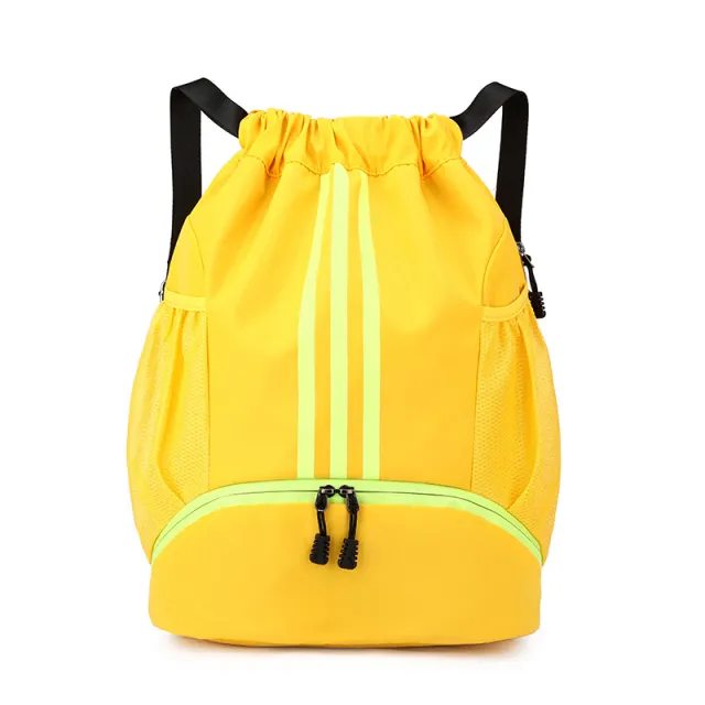 Drawstring Travel Bag Shoulder Unisex Crossbody Bag Yellow - Shop at LoveMi
