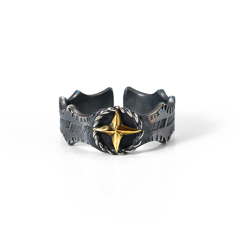 Men's Fashion Data Stripe Ring