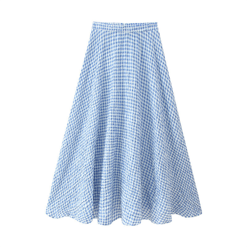 New Small Plaid Top Cape Skirt Suit Skirt - Shop at LoveMi