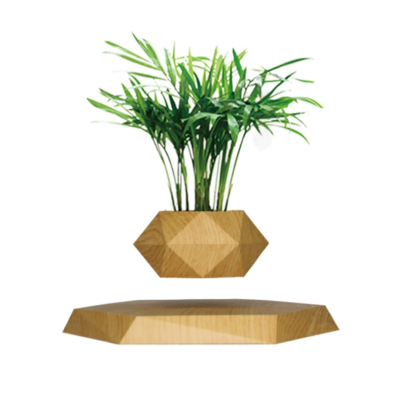 Wood Grain Flowerpot