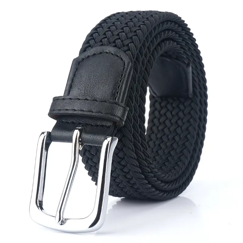 Canvas Elastic Stretch Belt Pin Buckle