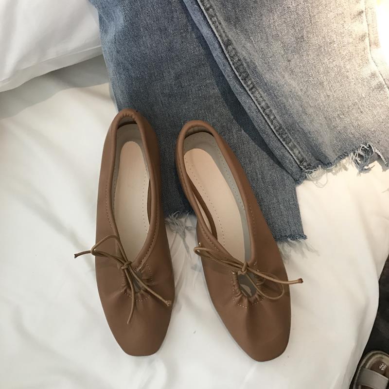 Flat All-match Soft Bottom Lace-up Shoes Women - Image 4