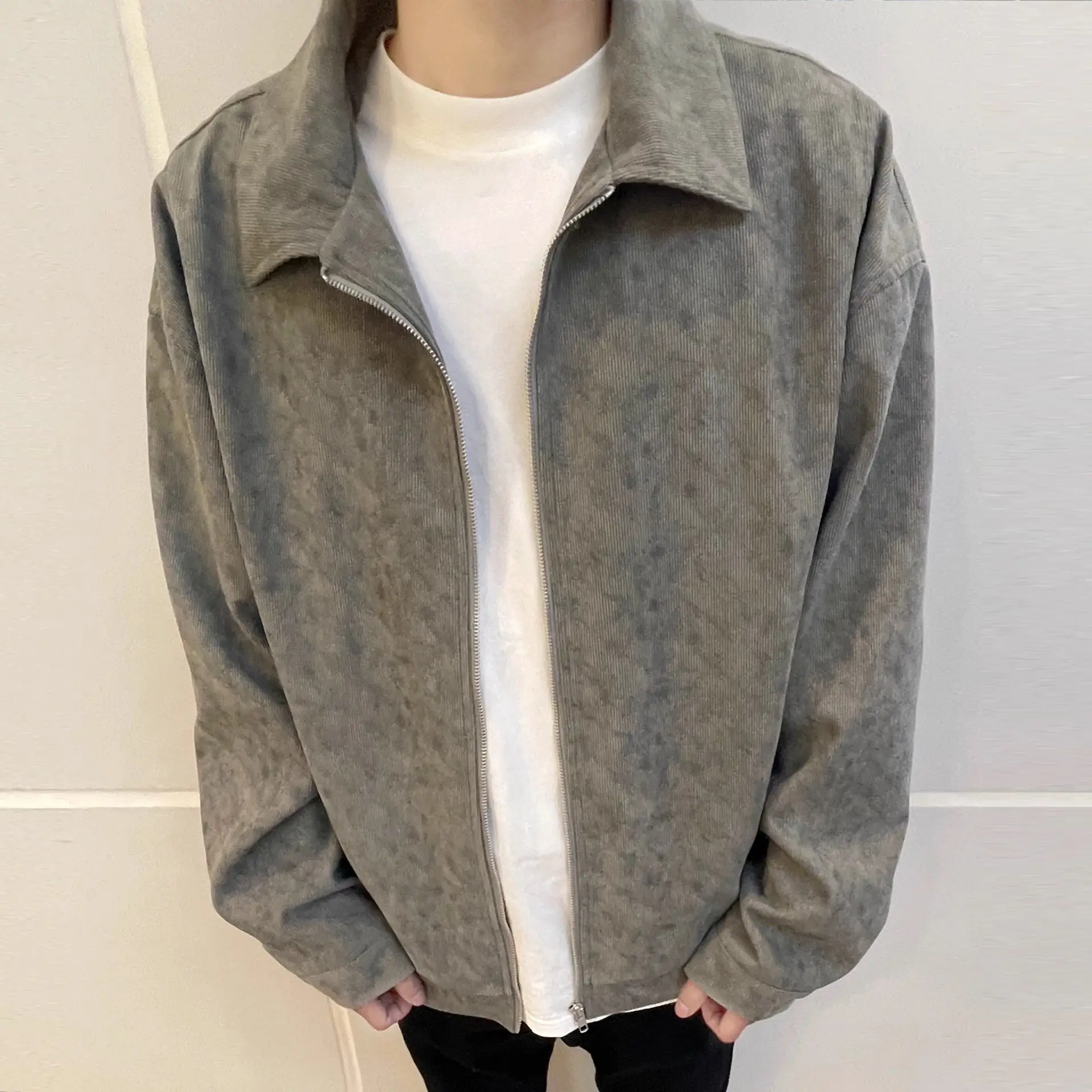 Men's Fashionable Retro Short Padded Jacket