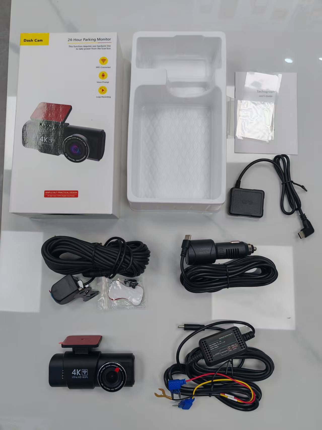 High definition Front and rear Dual Recording WiFi Smartphone Connectivity A Hidden In-car Dash Cam 3
