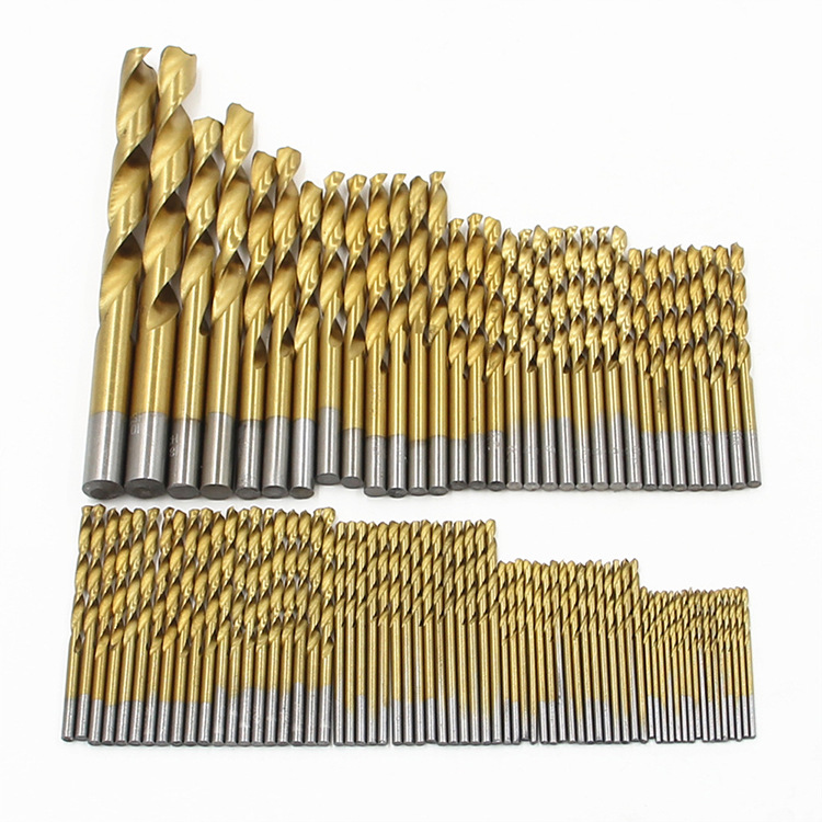 Title 6, High Speed Steel Titanium Plating Straight Shan...