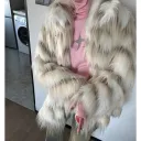 White Vintage Long Wool