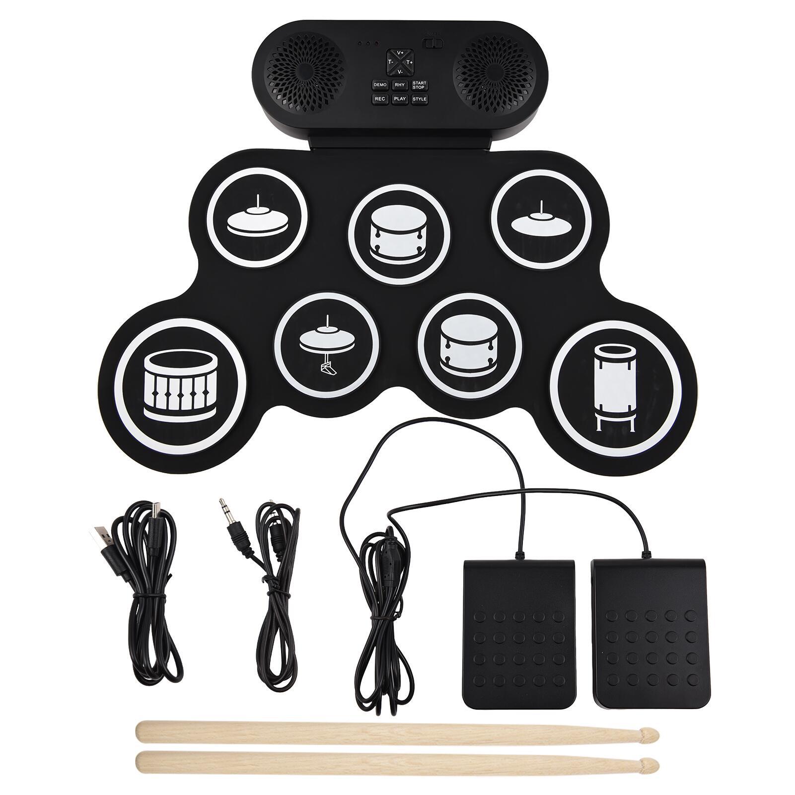 Portable Percussion Instrument Silicone Jazz Drum Set — foto 6
