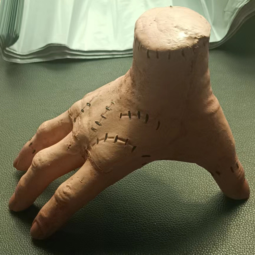 Halloween Wednesday Black Dress Cosplay Costume Silicone Broken Palm - Shop at LoveMi