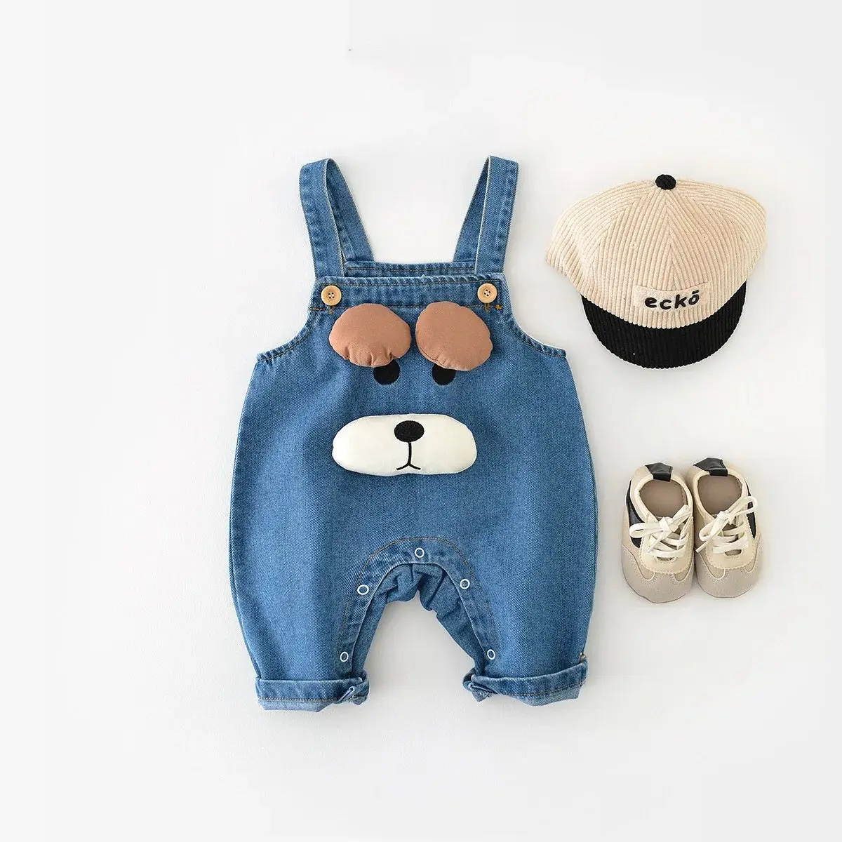 Autumn Baby Cartoon Puppy Cowboy Siamese Children's