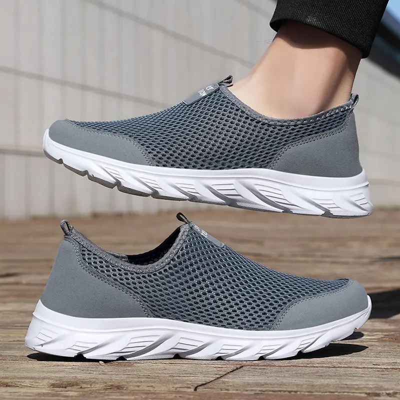 Large Size Casual Shoes Mesh Surface Low-top