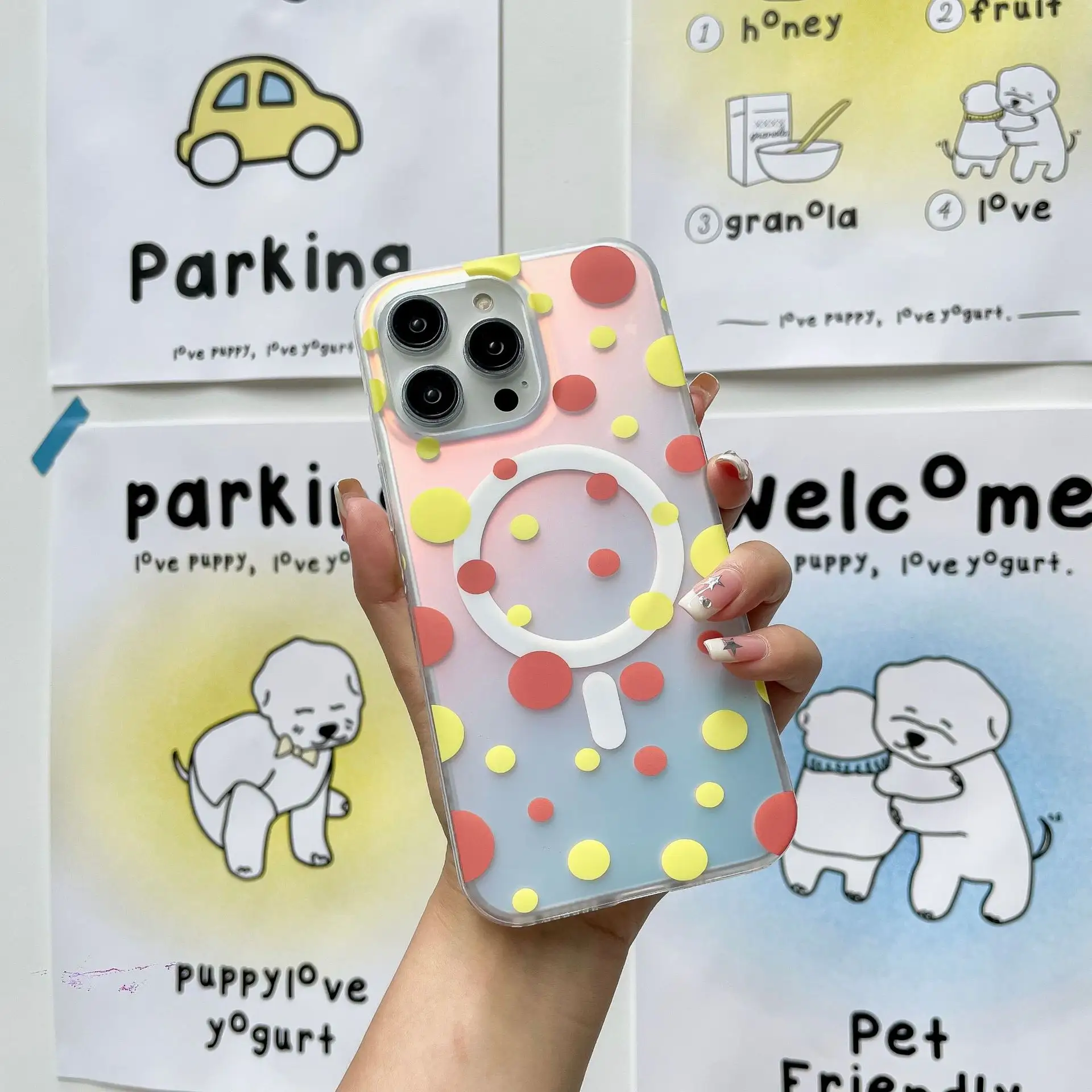 Magnetic Phone Case Wave Point