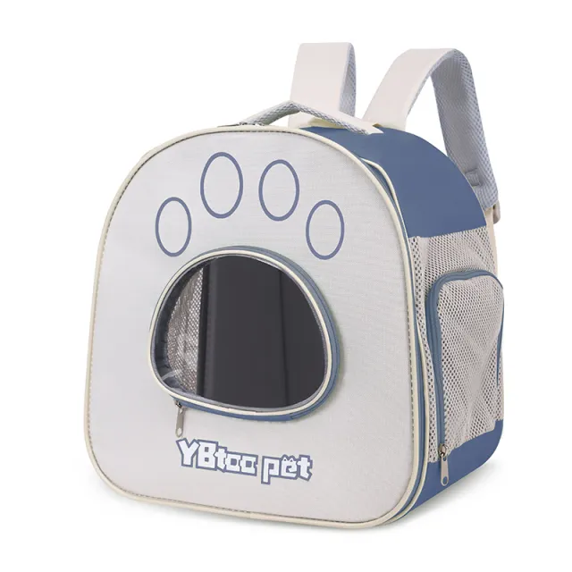 Outdoor Portable Double Shoulder Pet Transparent Bag Haze Blue - Shop at LoveMi
