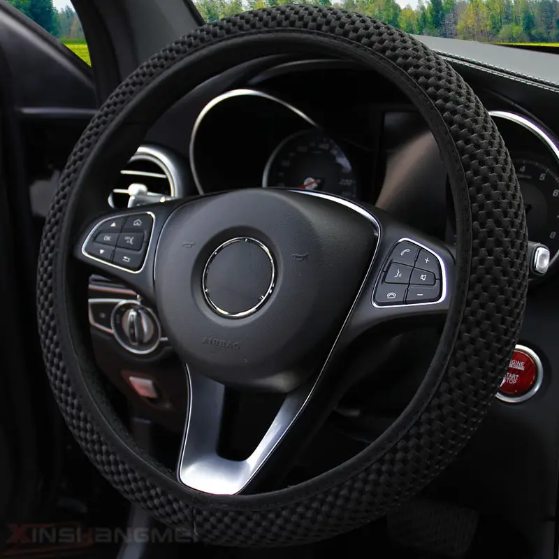 Mesh Breathable Car Steering Wheel Cover Without