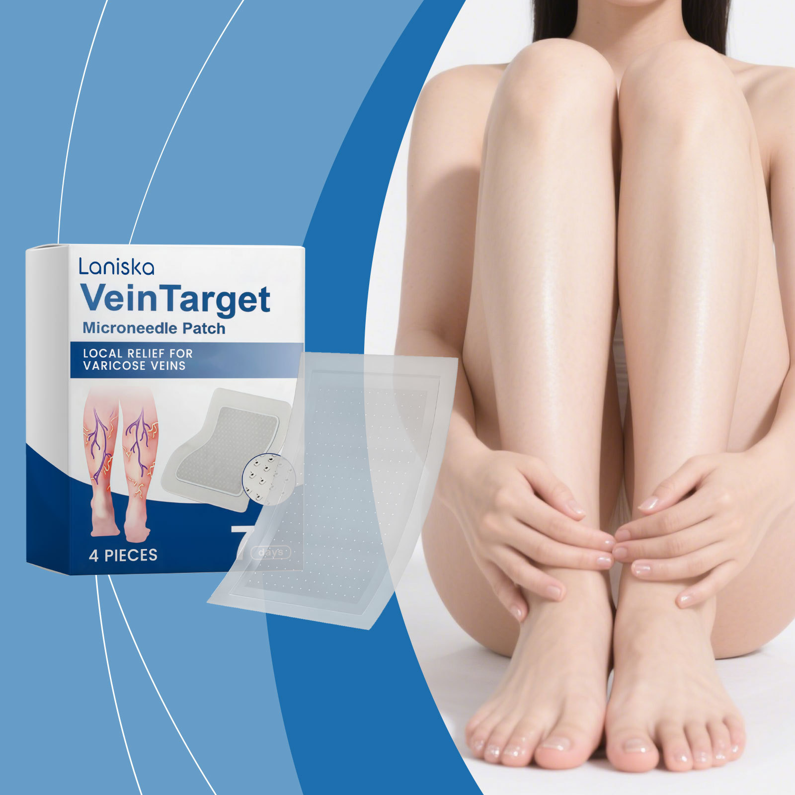 Gentle Moisturizing Daily Leg Care Patches