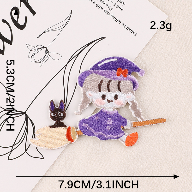 Cartoon Pumpkin Halloween Embroidered Patch Applique Garment Accessory everydayshopit media