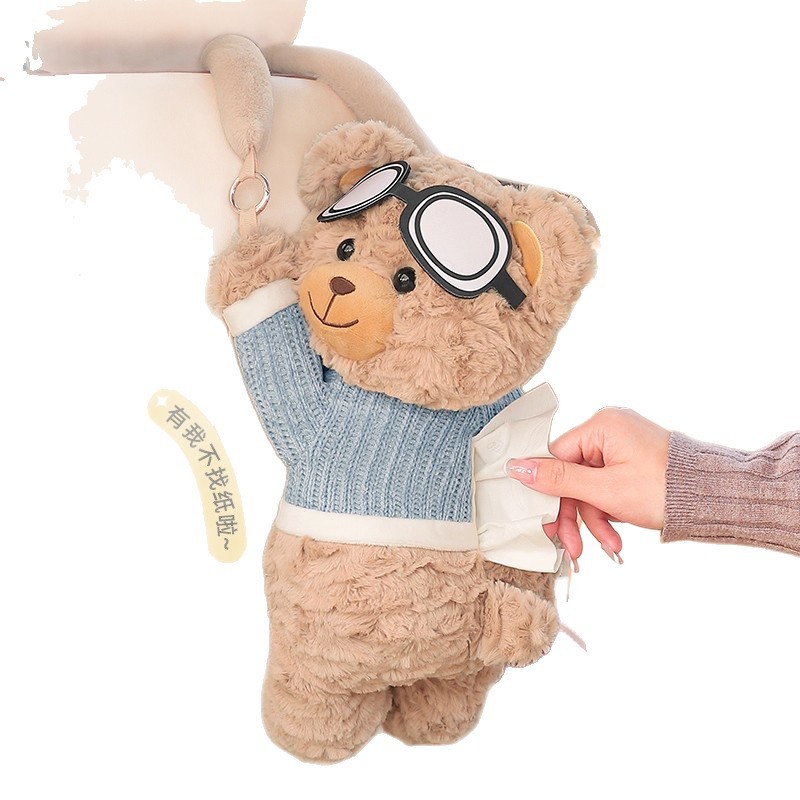 Creative Car Tissue Box Plush Toy 4