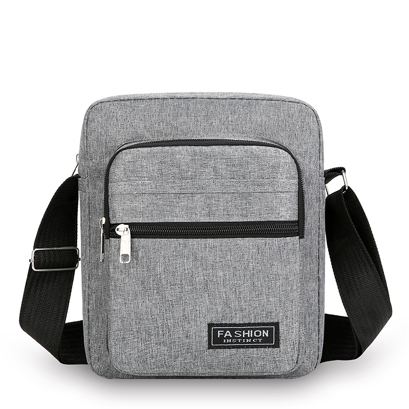 Korean-style Casual Multi-layered Large-capacity Single-shoulder Crossbody Bag For Men