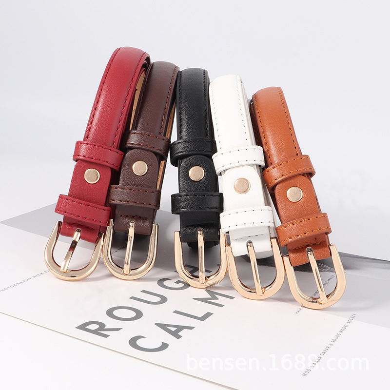 Women's Simple Decorative Thin Belt