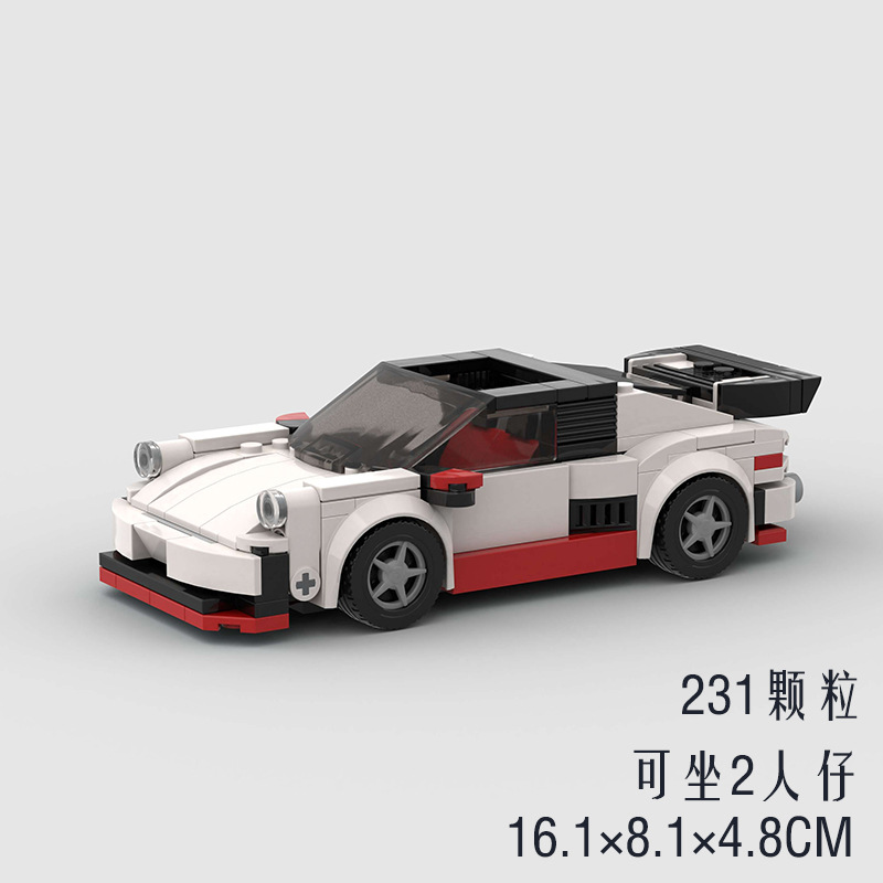 Puzzle MOC de voiture de sport à petites pièces – M10231