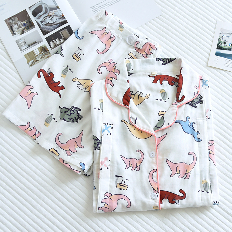 New Summer Short Sleeve Shorts Confinement Clothing Postpartum Nursing Clothing Maternity Pajamas