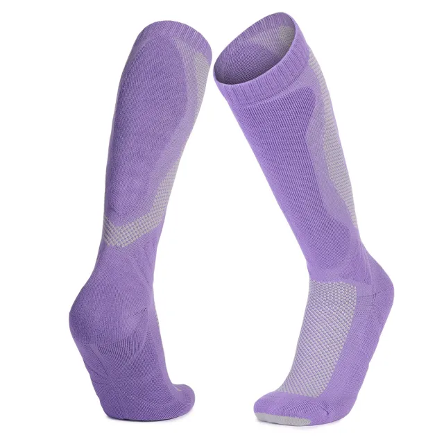 Quick drying Circular knit Athletic Socks Purple - Shop at LoveMi