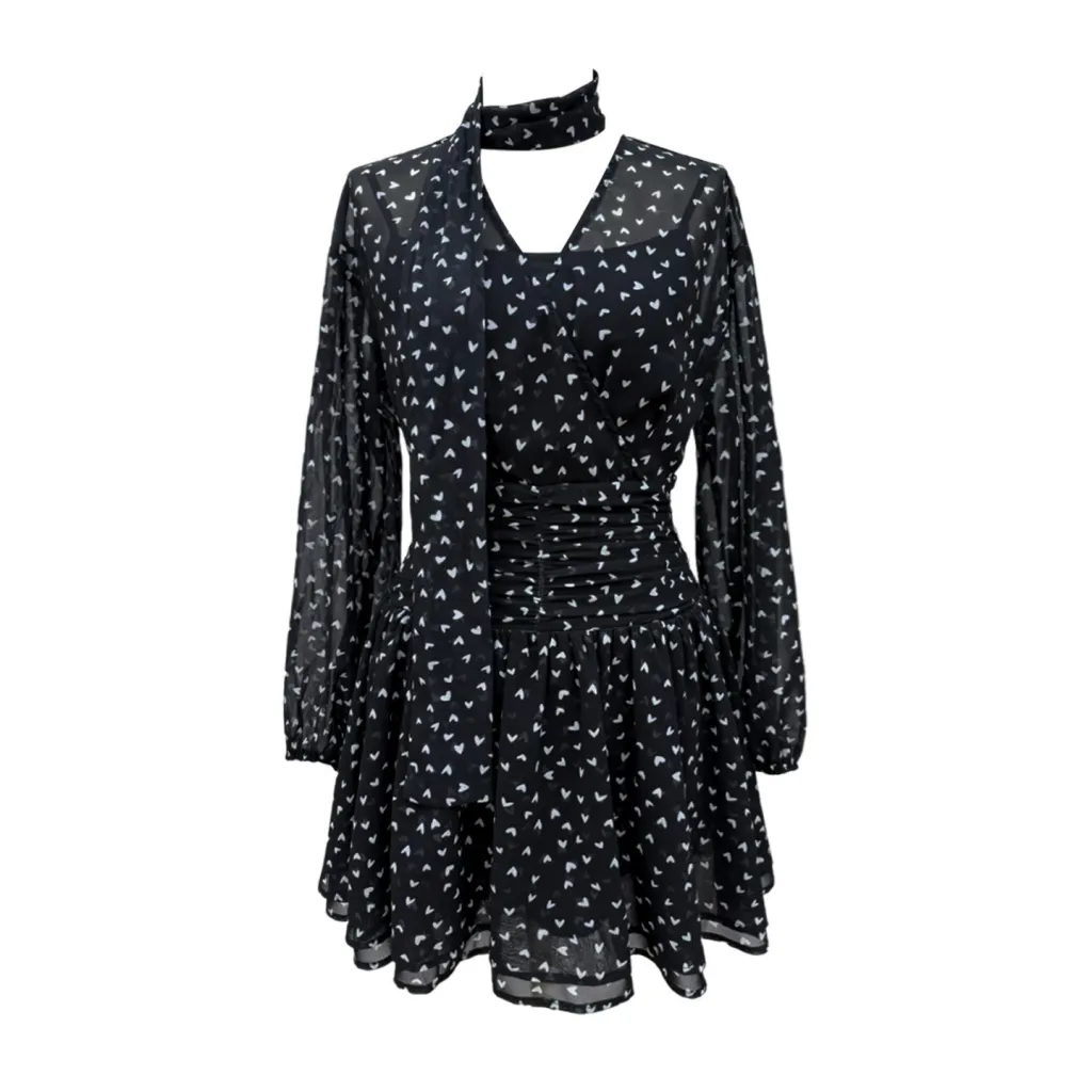 Elegant Waist-cinching Short Skirt French-style Dress For Women - Straps And Dresses