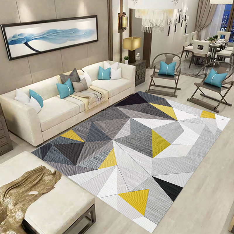 Geometric Area Rug, Modern Minimalist, picture 8 of 8
