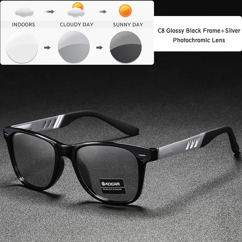 Polarized Metal Beach Vacation Glasses Color-changing Night Vision - Image 3