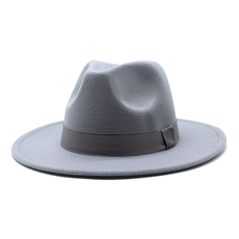 Title 1, Autumn And Winter Men And Women Big Brim Hat